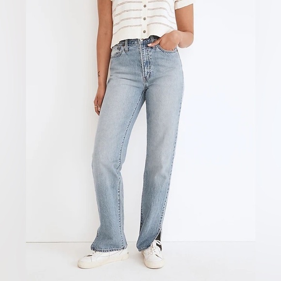 Madewell Perfect Vintage Straight Jean in Applefield Wash ND523 Size 31 - Picture 2 of 6